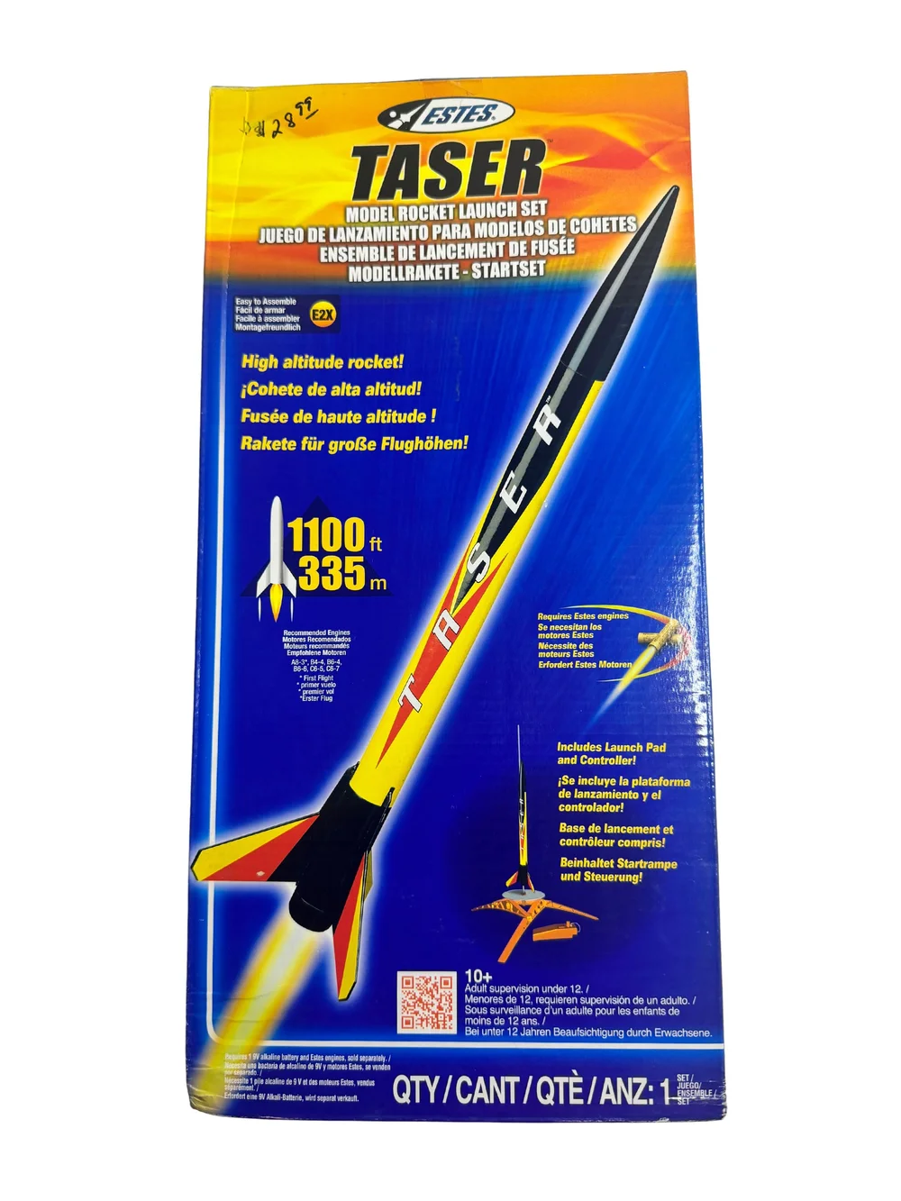 Buy Estes Taser Flying Model Rocket Launch Set - #1491 / 1481